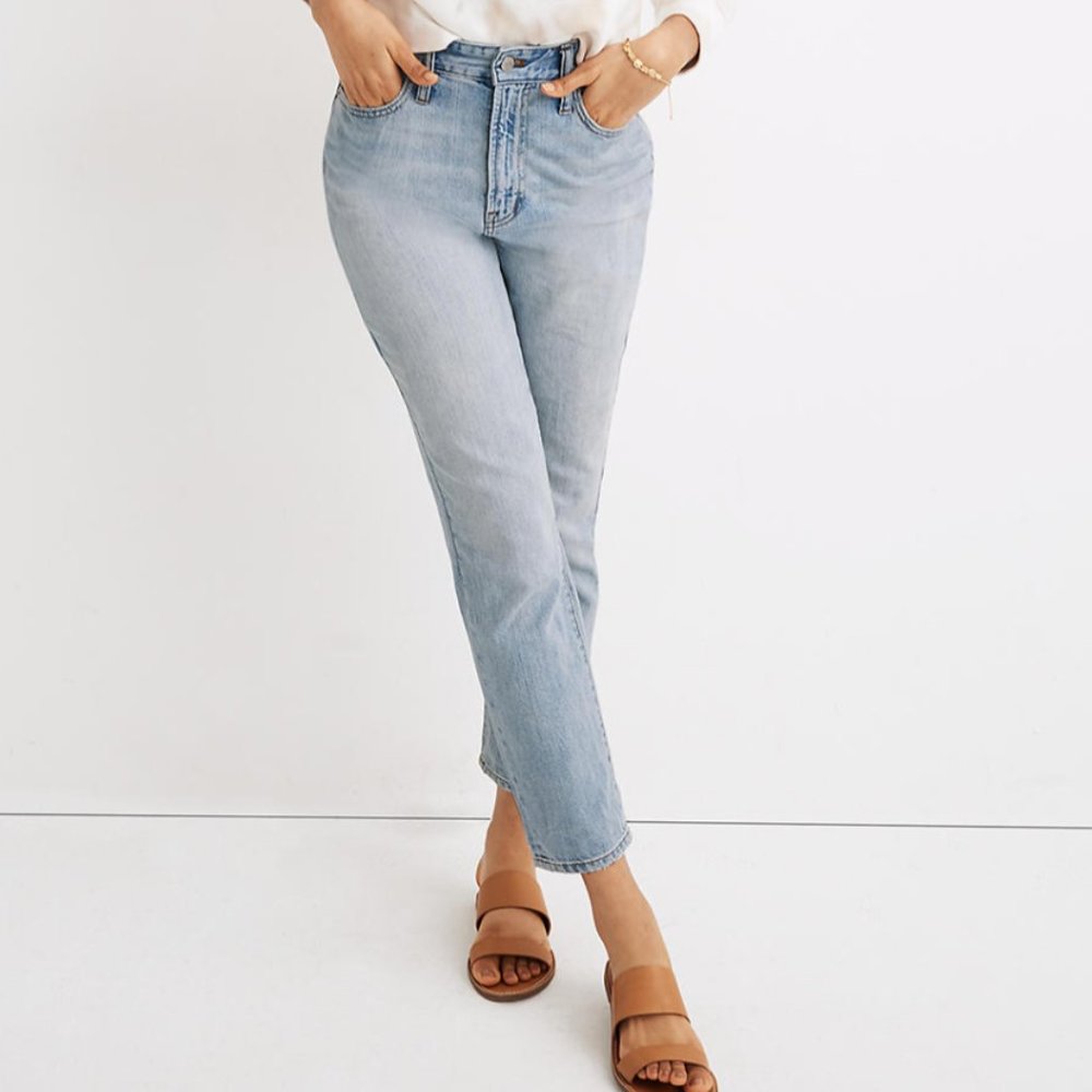 NWT Madewell Jeans Curvy Vintage Light Wash Size 26